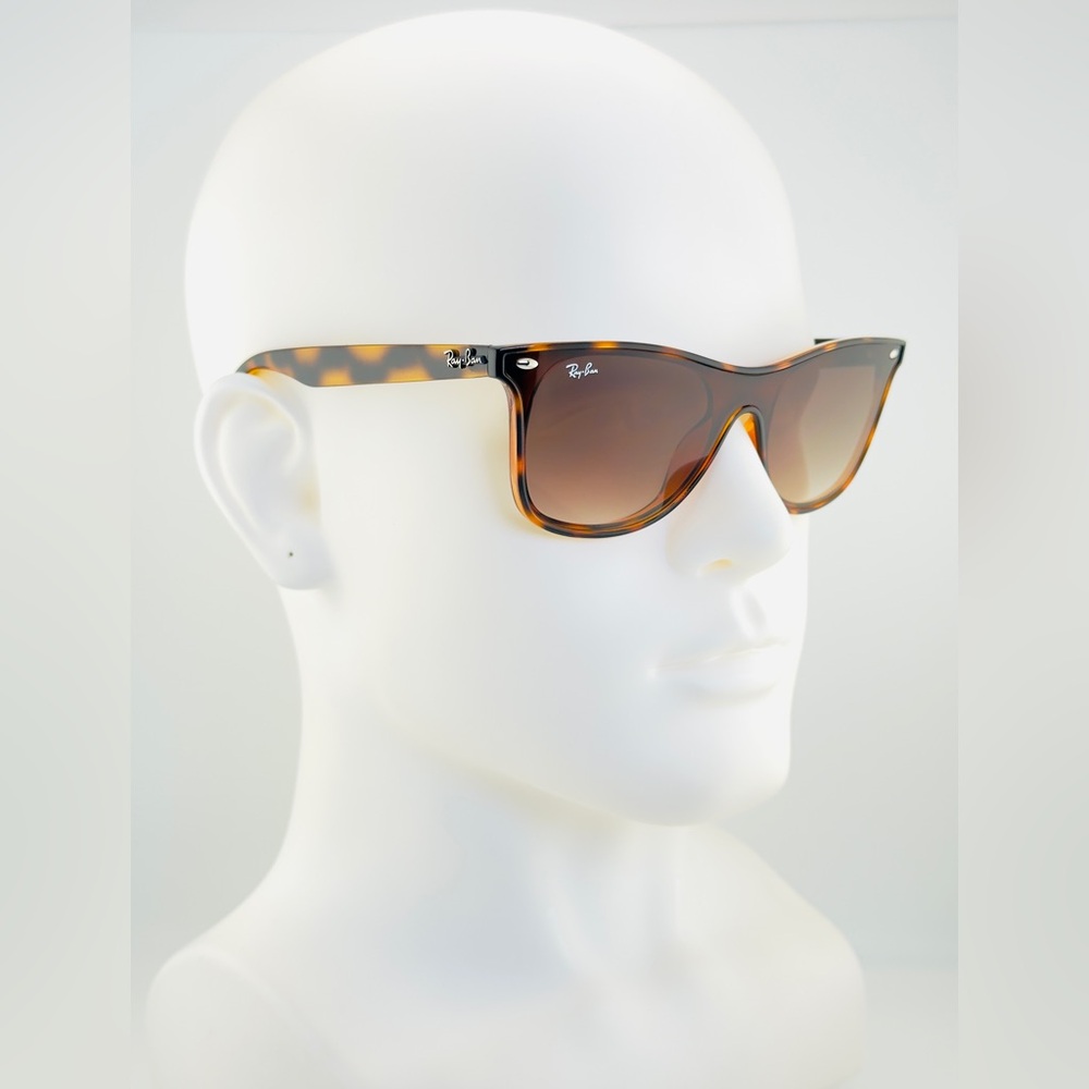 Ray-Ban Sunglasses Blaze Wayfarer RB4440N Polished Havana Brown Gradient Lenses